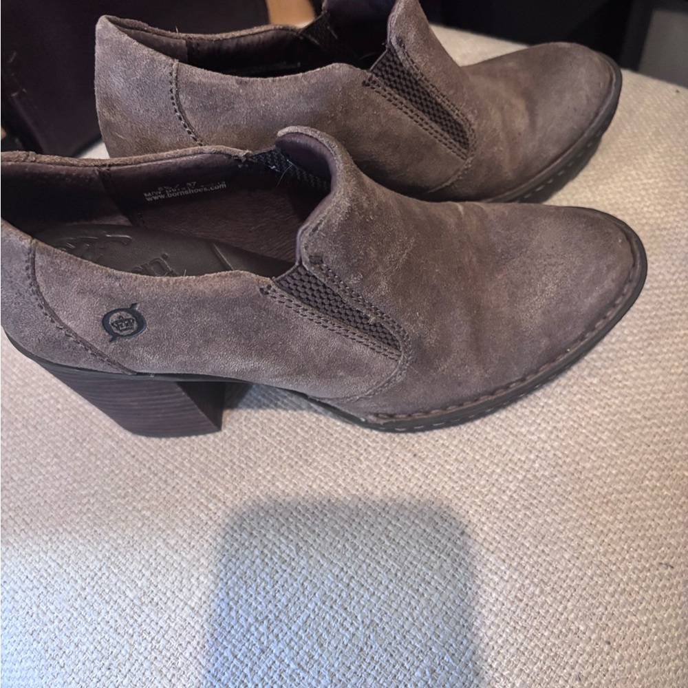 boc Brown Women's Block Heel Mules
